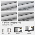 Joydeco White Curtains 54 Inches Long 2 Panels Set, Thermal Insulated Long - Image 6