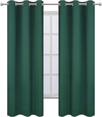 Dark Green Thermal Blackout Curtains/38 x 84 Inch/Set of 2 Panels Room - Image 2