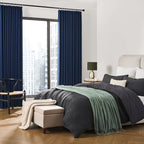 Pinch Pleated Curtains 63 Inches Long 2 Panels Set, Thermal Insulated Blackout - Image 4