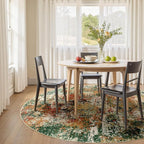 RELEANY Washable Round 4ft Area Rug - Image 2