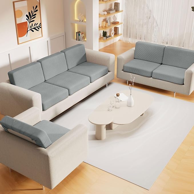 Waterproof Sectional Couch Covers, Non Slip Sofa Cushion Covers | L Shape - Image 2