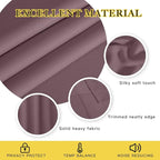 NICETOWN Blackout Dry Rose Curtain 84 inches Long - Image 4
