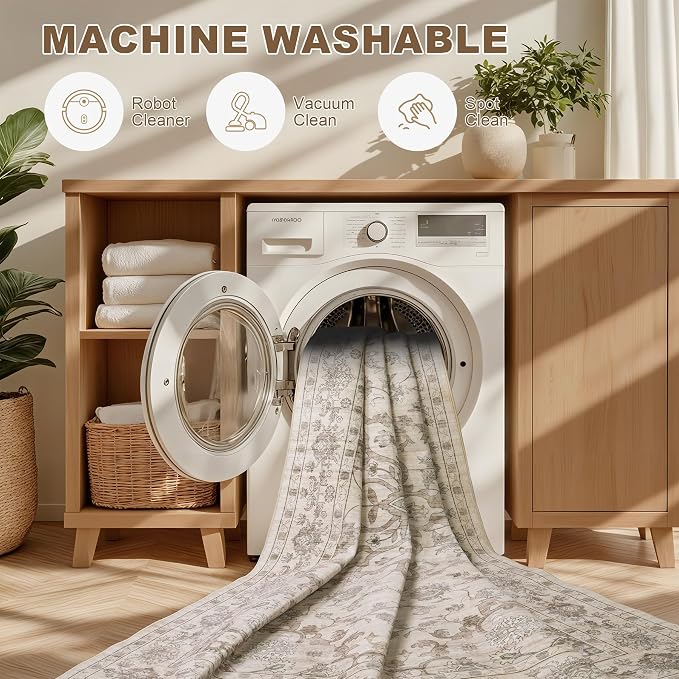 4x6 Area Rugs Living Room: Washable Rug - Image 5
