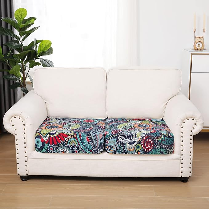 Printed Couch Cushion Covers, Sofa Covers Washable - Image 5