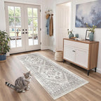 2x6 Runner Rug Non Slip, Washable Hallway Runner Rug, Nursery Room, Soft Runner - Image 3