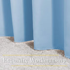 NICETOWN Sky Blue Blackout Curtains - Image 6