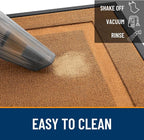 OLANLY Front Door Mat Outside 47x17, All-Season Heavy-Duty Rubber Doormat | - Image 5