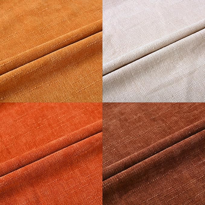 Set of 4 Soft Textured Decorative Throw Pillow Covers 24x24 Inch Cozy Farmhouse - Image 7