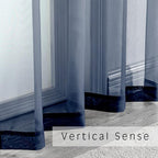 2 Panels Sheer Window Curtain Panels 96" Length - Image 5