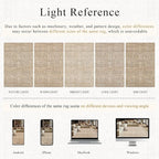 Schweek 9x12 Area Rug Khaki Vintage Distressed Washable Rugs - Image 6