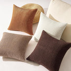 Topfinel 20 by 20 Pillow Covers Set of 4 Rustic Modern Soft Corduroy Striped - Image 6