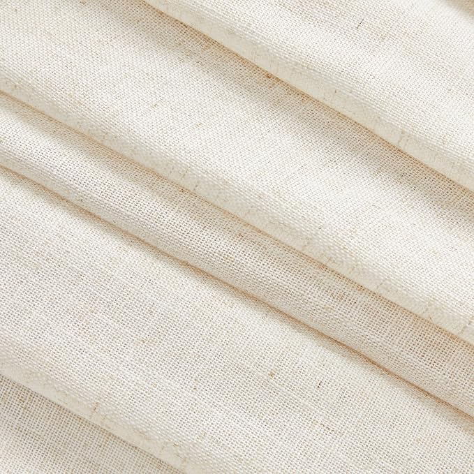 MYSKY HOME 90 Inches Long Linen Curtains - Image 6