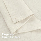 YoungsTex Extra Long Linen Curtains 95 Inch Length - Image 8