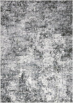 DMOYEST Area Rug Living Room Rugs 10x12 Washable Abstract Grey Carpet | Neutral - Image 8
