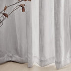 MYSKY HOME 108 Inches Long Ceiling Curtains, Light Filtering Boho Window Sheer - Image 6