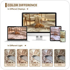 Brown Washable Rug 6x9 Area Rugs - Image 9