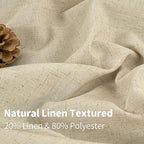 YoungsTex Burlap Linen Curtains - Image 4