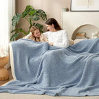 Snuggle Sac Blue Throw Blankets - Image 6