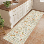 DUKINO 2x10 Kitchen Runner Rug, Soft Non Slip Animal Washable Rug, Non-Shedding - Image 3