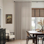 Ecru Linen Curtains 132 Inch Length - Image 4