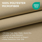 Joydeco Long Blackout Curtains for Bedroom & Living Room 120 Inch 2 Panels | - Image 2