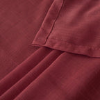 BGment Burgundy Curtains for Living Room 84 Inches Long 2 Panels Set, Linen - Image 9