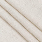 Beige Linen Semi Sheer Curtains 72 Inch Length - Image 6