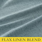 NICETOWN Skylark Blue 100% Blackout Short Curtains 63" Long - Image 9