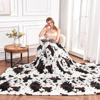 Edenleaf Queen Size Cow Blanket - Image 5