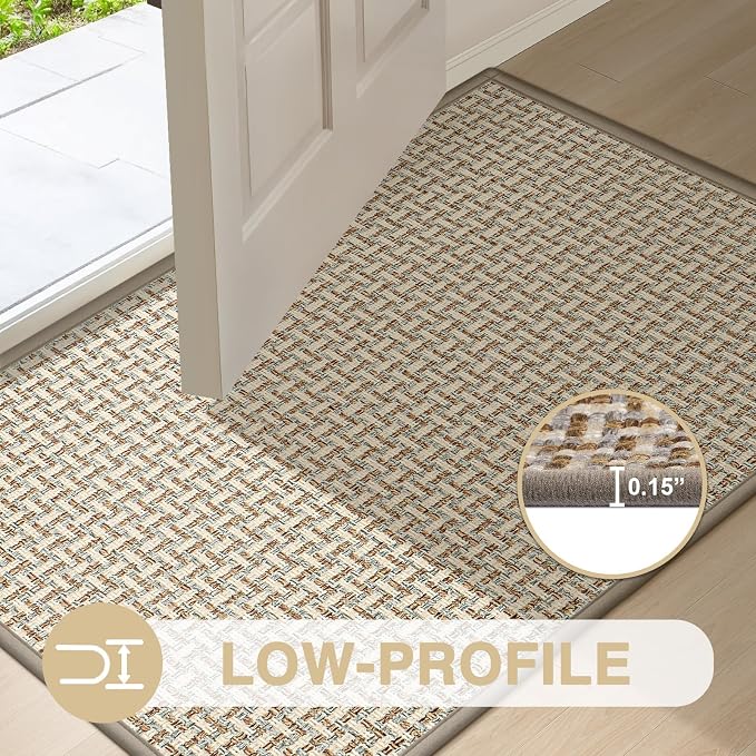 Door Mat Indoor Entrance 17"x29", Absorbent Indoor Door Mat, Non Slip Rubber - Image 4