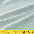NICETOWN Seafoam Green 100% Blackout Short Curtains W52 x L48 in, Thermal - Image 9