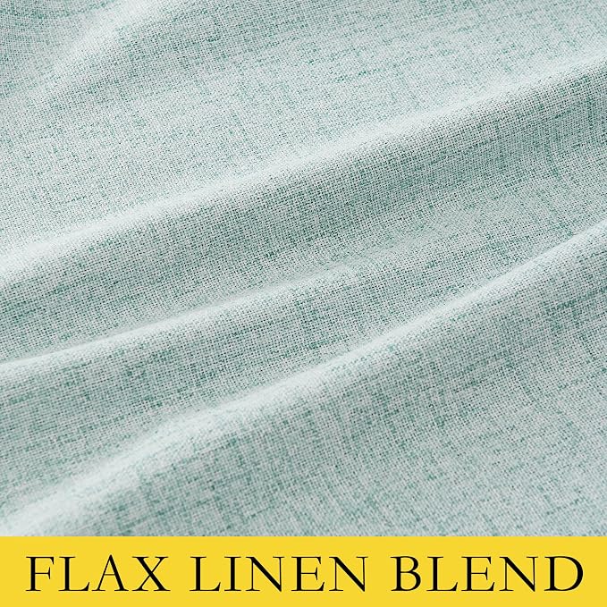 NICETOWN Linen Blackout 108 inch Curtains - Image 9