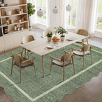 GarveeHome Scalloped Washable Area Rug 8x10 Rug - Image 8