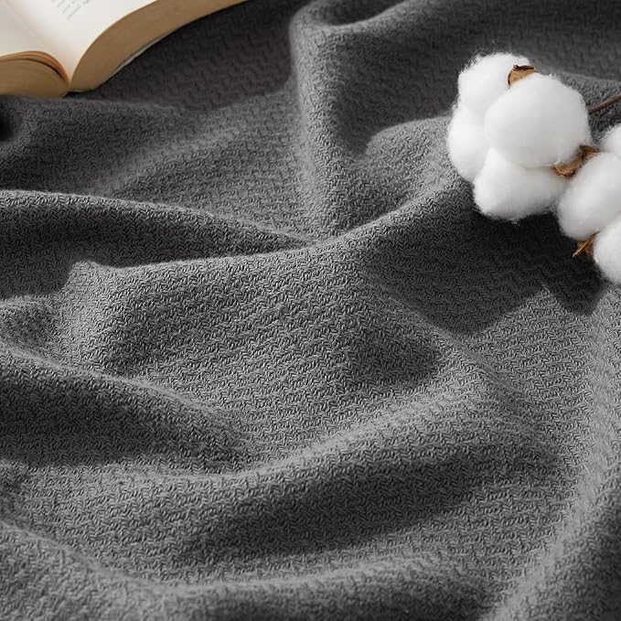 Bedsure GentleSoft 100% Cotton Blanket King Size by Unknown