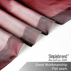Simplebrand Red Sheer Panles 72 Inches Long 2 Panels - Image 5