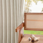 YoungsTex Linen Kitchen Window Curtains 48 Inch Length - Image 9