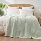 Snuggle Sac Sage Green Throw Blanket 50"x70", Super Soft Warm Microfiber - Image 9