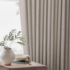 Burlywood Birch Linen Pinch Pleated Curtains 120 Inches Long | Pleated Drapes - Image 8