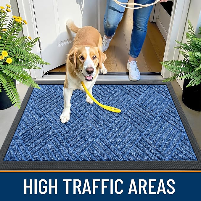 OLANLY Front Door Mat Outside Entrance, Waterproof Heavy-Duty Doormat | 29.5x17 - Image 7