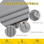 NICETOWN Light Gray Blackout Curtains 84 inch Long - Image 4