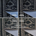 Lahome Boho Kitchen Runner Rug, 2x8 Easy Jute Laundry Room Rug | Black - Image 6