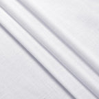 Snow White Linen Curtains 63 Inch Length - Image 5