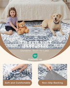 Madane Washable Runner Rugs 2x10 Long - Image 6