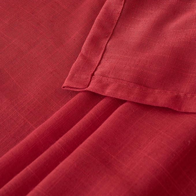 BGment 96 Inches Long Linen Curtains - Image 8