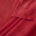 BGment Red Kitchen Curtains 36 Inch Length, Short Semi Sheer Drapes Lightweight - Image 8