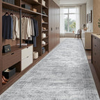 3x14 Runner Rug Non Slip, Washable Hallway Runner Rug, Living Room, Extra Long by Restydon