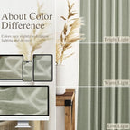 Sage Curtains 95 inches Long 2 panels - Image 4
