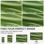 Lime Green Linen Blend Light Filtering Back Tab Curtains 108 Inches Long - Image 4