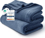 Bedsure GentleSoft Fleece Bed Blankets Full Size Blue by Unknown