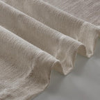 Burlywood Birch 72 Inch Pinch Pleated Linen Semi Sheer Curtains 2 Panels | - Image 6